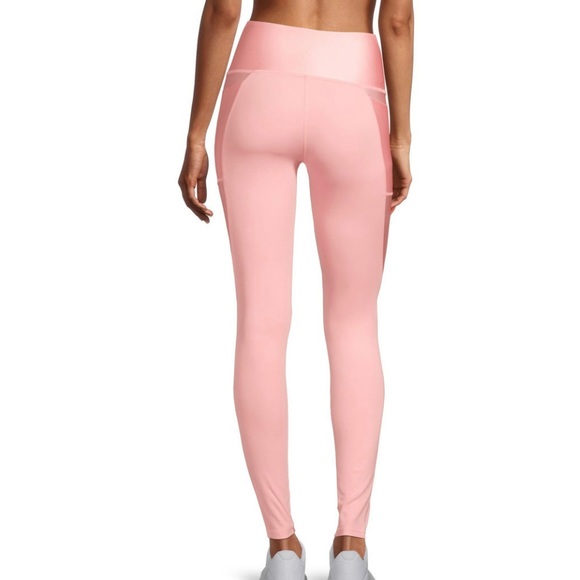 Xersion Women's Shine Pink Full Length High Rise Quick Dry Legging Size L XL XXL - Picture 2 of 11